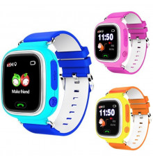 Детские наручные часы Smart Q80 SIM/GPS (ГОЛУБІЕ) (100 шт/ящ)