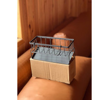 Тримач Губки для кухонної раковини + автоматичний ЗЛИВ платик LY-1034 (60)