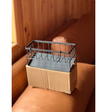 Тримач Губки для кухонної раковини + автоматичний ЗЛИВ платик LY-1034 (60)