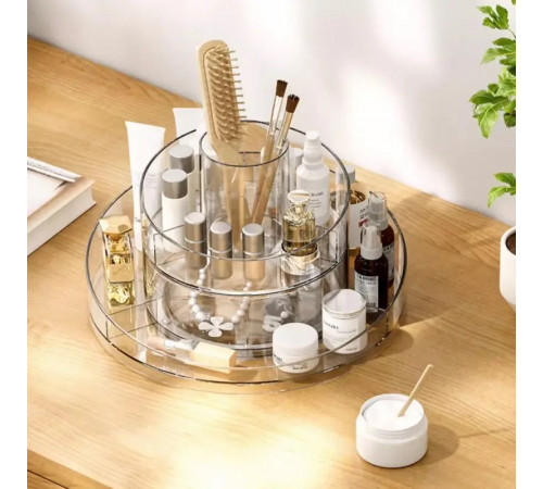Органайзер 360 Вращающийся органайзер для макияжа 2  Отделения 440 (24)