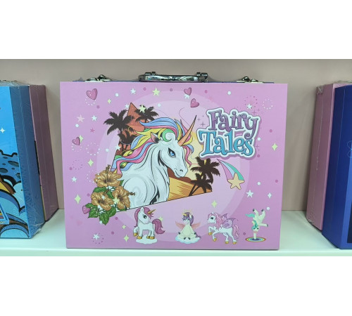 Дитячий набір для творчості 85 єдиноріг у валізі РОЗОВИЙ 85-1 (20)