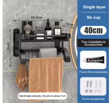 Полиця для ванної кімнати з нержавіючої сталі, для рушників та аксесуарів -105-20-22PCS(20)