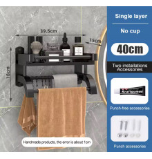 Полиця для ванної кімнати з нержавіючої сталі, для рушників та аксесуарів -105-20-22PCS(20)