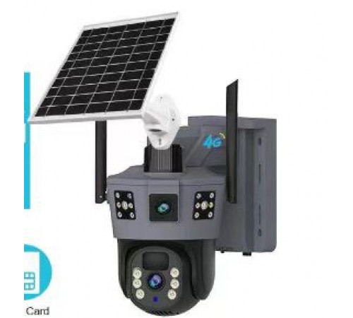 360 Камера      TP18   4G        ЧЕРНАЯ     SIM CARTA 4G   Solar ptz 6MP camera  ¶app:v380pro   (12)