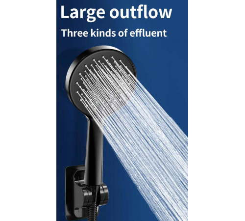 Насадка Для душу ЧОРНА для ванної кімнати Shower set 521-2416 S285-2409-Y (100)