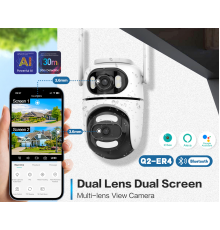 360 Камера Q2 wifi ptz Dual lens Q2 (50)