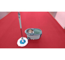 Швабра з відром кругла На колісах Mop bucket + mop set 43-30 (20)
