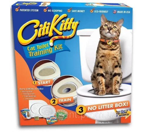 CitiKitty - набір для привчання кішки до унітазу (50) (24)