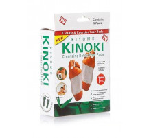 Пластир для ніг Kiyome Kinoki для виведення токсинів та очищення організму 10 шт/ (500)