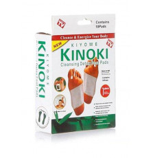 Пластир для ніг Kiyome Kinoki для виведення токсинів та очищення організму 10 шт/ (500)