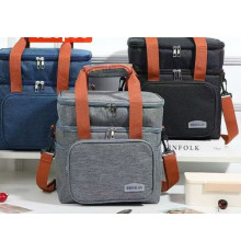 Термосумка на плече,ізоляційні, Сумка-Холодильник сумка з двома відсіками LY-943(240)