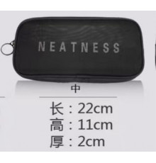 Косметичка жіноча ПРОЗРАЧНА на блискавці, органайзер Для Дрібників Makeup bag XL-1015 (240)