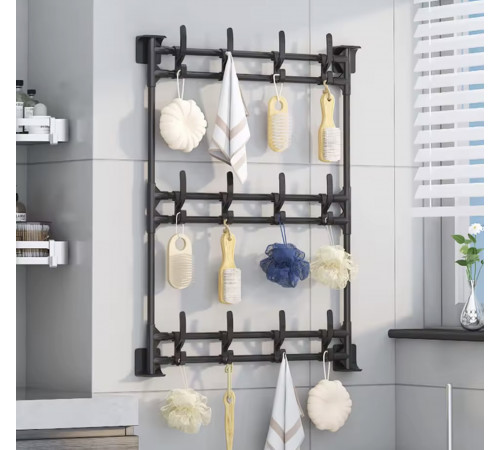 Вішалка 2-3 рівня підвішування без свердління, настінне кріплення, XL-1611 (50)