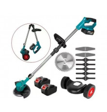 Електрична газонокосарка, 2 аккумулятори 48 в, 2000 мА · год Lawn mower LY-743+ КОЛЕСО(1394)10)
