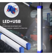 Подсветка     Беспроводная электронная   длинная  ФЛЕЙТА fluorescent tube  	500-B     52 см   (100)