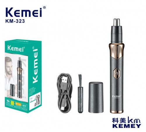 Kemei  323- Триммер для ушей и  носа    KM-323   (60)