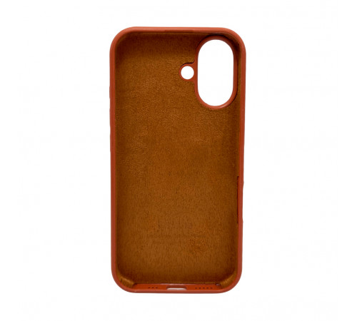 Чохол для смартфона Silicone Full Case AA Open Cam for Apple iPhone 16 42,Saddle Brown (FullOpenAAi16-42)