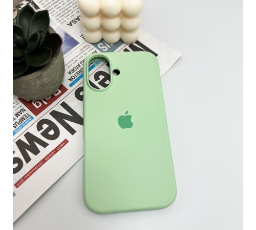 Чохол для смартфона Silicone Full Case AA Open Cam for Apple iPhone 16 51,Avokado Green (FullOpenAAi16-51)
