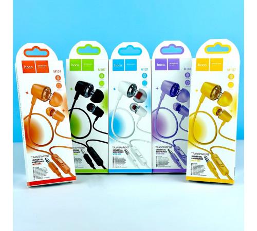 Навушники Hoco M107 Discoverer universal 3.5mm