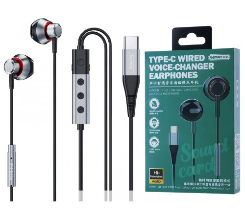 Навушники Remax RM-635a Type-C з мікрофоном