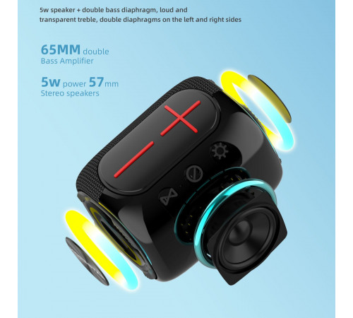 УЦІНКА Колонка HOPESTAR P32 mini Bluetooth з радіо (9,3*9,3*11,5 см) (під ремонт)