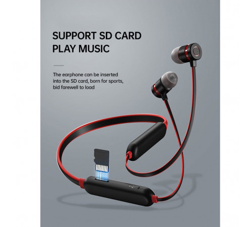 Навушники Remax RX-S100 Sports Neckband Support SD card