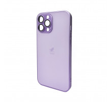 Чохол для смартфона AG Glass Matt Frame Color Logo for Apple iPhone 13 Pro Max Light Purple (AGMattFrameiP13PMLPurple)