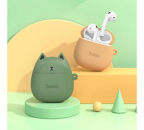 Бездротові навушники TWS HOCO EW45 True wireless stereo headset Caramel Cat (6931474789242)