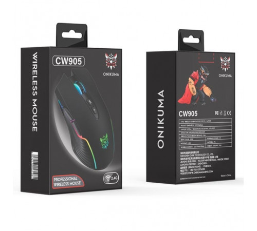 Мишка бездротова Onikuma CW905 RGB (DPI:1200-3600)