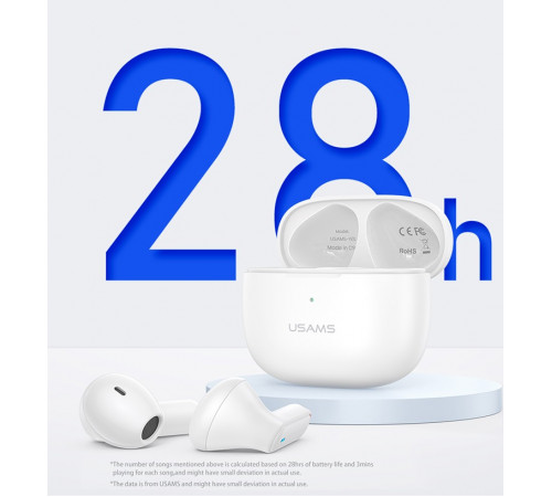 Бездротові навушники Usams-NX10 Dual-mic ENC Bluetooth 5.2