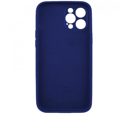 Чохол для смартфона Silicone Full Case AA Camera Protect for Apple iPhone 12 Pro 39,Navy Blue (FullAAi12P-39)