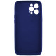 Чохол для смартфона Silicone Full Case AA Camera Protect for Apple iPhone 12 Pro 39,Navy Blue (FullAAi12P-39)
