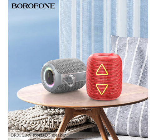 Портативна колонка Borofone BR36 Lucy sports BLACK (12,25*10,1*10,0 см)