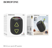 Портативна колонка Borofone BR36 Lucy sports BLACK (12,25*10,1*10,0 см)
