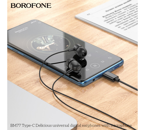 Навушники Borofone BM77 Delicious universal digital Type-C