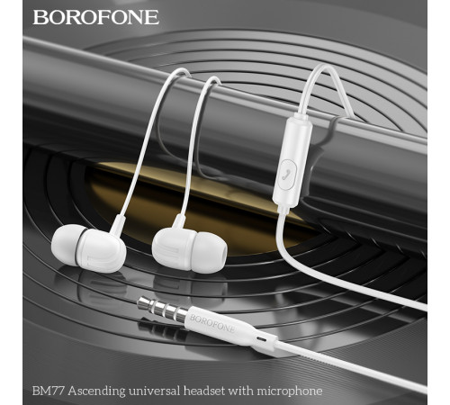 Навушники Borofone BM77 Ascending universal 3.5mm