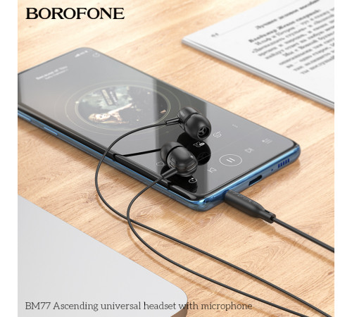Навушники Borofone BM77 Ascending universal 3.5mm