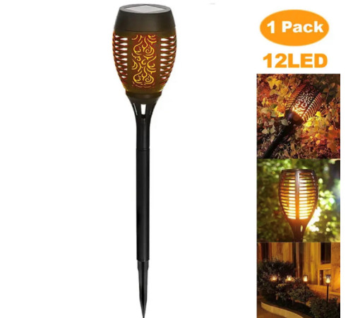Уличный  фонарь на солнечной батарее водонепроницаемый освещения сада, газона 50см  (105)