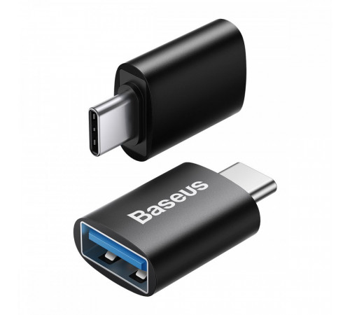 Адаптер Baseus Ingenuity Series Mini OTG Adaptor Type-C to USB-A 3.1 Black (ZJJQ000001)