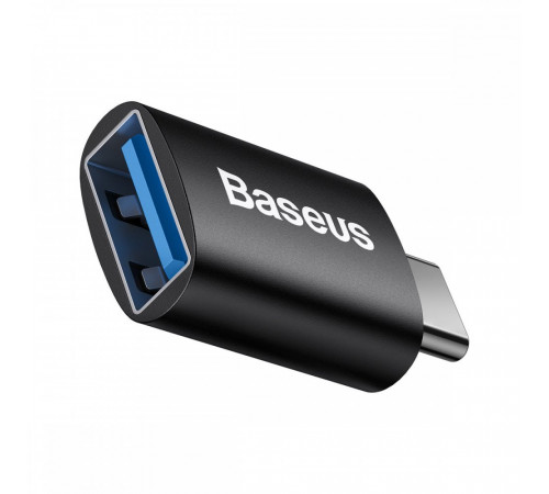 Адаптер Baseus Ingenuity Series Mini OTG Adaptor Type-C to USB-A 3.1 Black (ZJJQ000001)