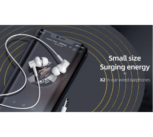 Навушники Yison X2 3.5mm  з мікрофоном 1.2m