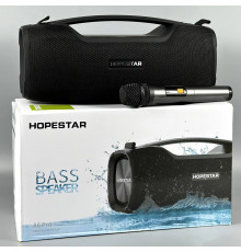 Колонка HOPESTAR A6 Pro с микрофоном 55W, 6000mAh (40*15,4*18,5 см)