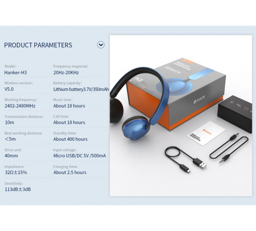 Навушники Yison H3 Bluetooth