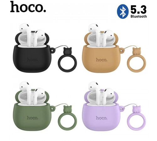 Бездротові навушники TWS HOCO EW45 True wireless stereo headset Forest Cat (6931474789235)