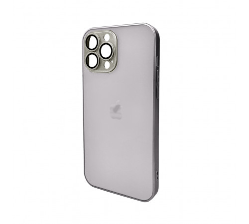 Чохол для смартфона AG Glass Matt Frame Color Logo for Apple iPhone 11 Pro Max Titanium Grey (AGMattFrameiP11PMGrey)