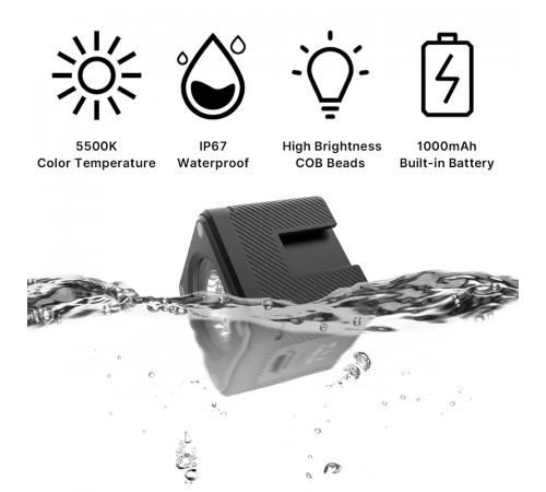 Відеосвітло Ulanzi Vijim Waterproof Versatile LED light, 4W (UV-2172 L2) (2172)