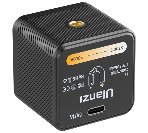 Відеосвітло Ulanzi L2 Bi-color COB Vedio Light, IP6, 5W, Black (3051) (3051)