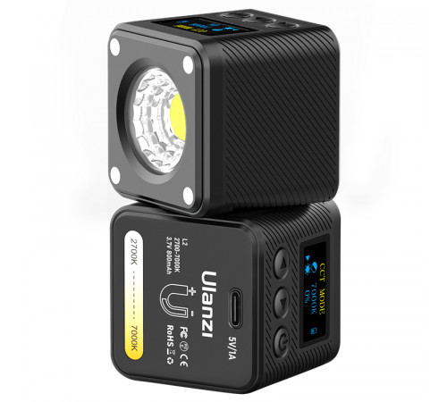 Відеосвітло Ulanzi L2 Bi-color COB Vedio Light, IP6, 5W, Black (3051) (3051)