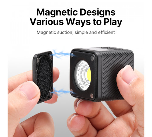 Відеосвітло Ulanzi L2 Bi-color COB Vedio Light, IP6, 5W, Black (3051) (3051)