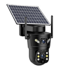 360 Камера 4G Solar camear D05-4G V380 ЧОРНА (24)